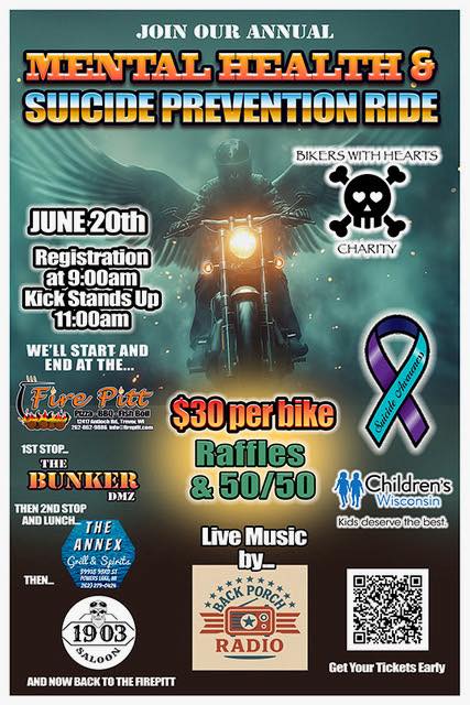 Annual Ride for Mental Health & Suicide Prevention Ride